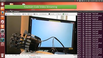 Video steaming using Fountain codes