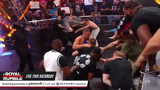 Bron Breakker Goes Though A Barricade After Brawling With Grayson Waller On Wwe Nxt