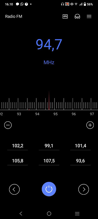 FM 94.7 MHz MG Radio Jakarta, di terima di Cilandak, Jakarta Selatan ±14 KM