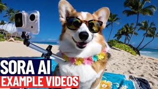 Open AI Sora Text to Video: All Example Videos