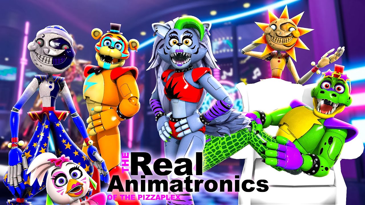 FNAF Security Breach GLAMROCKS REALITY SHOW React with Roxanne Wolf and Gregory