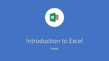 Excel 1: Layout of User Interface