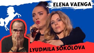 Elena Vaenga et Lyudmila Sokolova - Кони привередливые ║ Réaction Française !