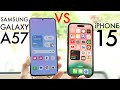 Samsung Galaxy A57 Vs iPhone 15! (Comparison) (Review)