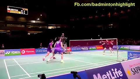Lee Yong Dae Yoo Yeon Seong vs Fu Hai Feng  Zhang Nan (Nice Angle)