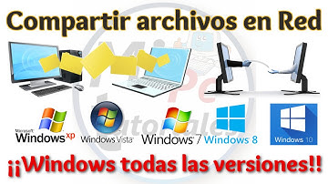 Tutorial Como Compartir Archivos en Red con Windows XP, Vista, 7, 8, 8.1 y 10 | Compartir Carpetas