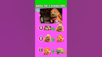 Guess The 2 SML Characters By Their Faces Combined Here | Marvin, Karen, Jeffy #shorts #jeffy