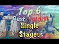 Top 6 best and worst single stage pokmon