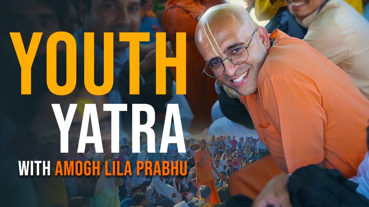 700 Youth with Amogh Lila Prabhu @vrindavan