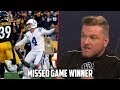 Pat McAfee Talks Adam Vinatieri Missed Game Winner vs. Steelers