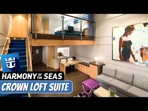 Harmony of the Seas Crown Loft Suite walkthrough tour