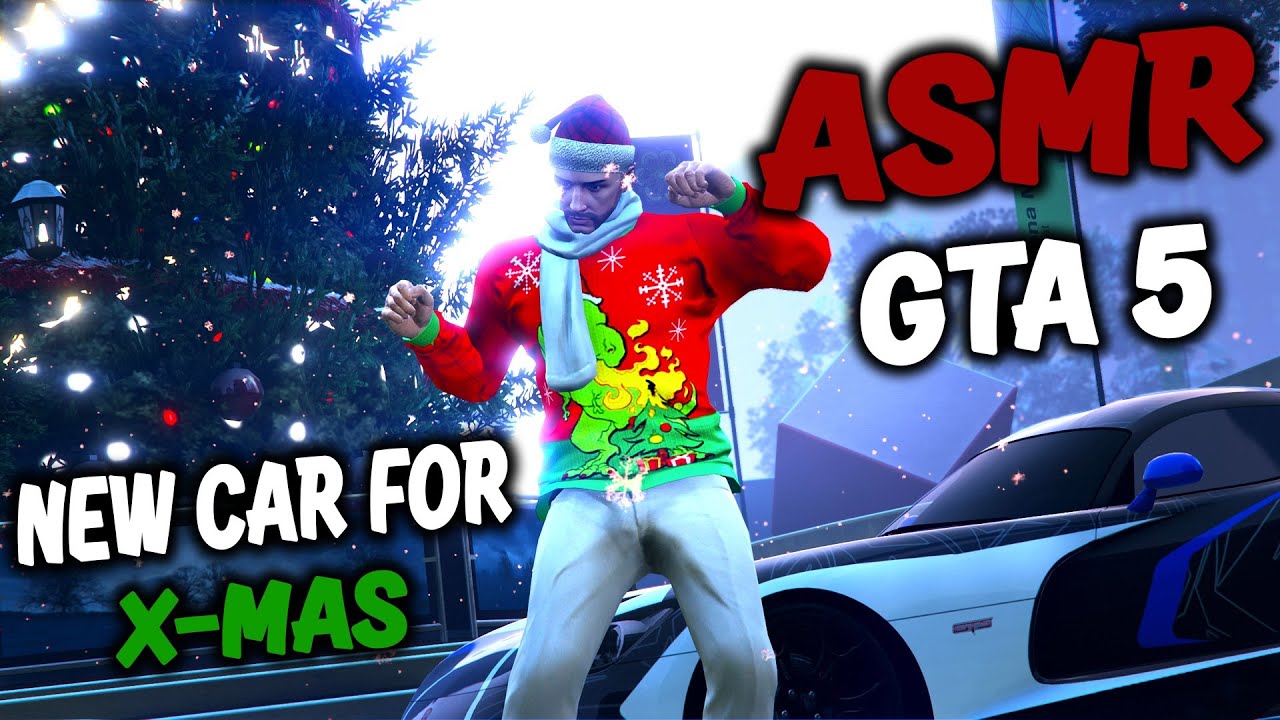 (ASMR GTA) X-Mas and new ride😴