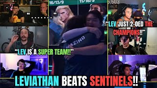 VALORANT Pros and Streamers react to Leviathan beating Sentinels 2-0