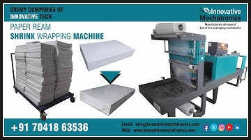 paper ream shrink wrapping machine | printing paper packing machine
