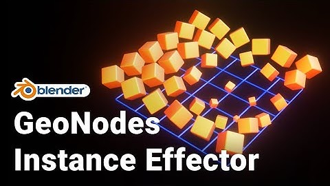 Blender Geometry Nodes - Recreating C4D Effector