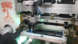 DT 175 1 color automatic UV screen printer second video