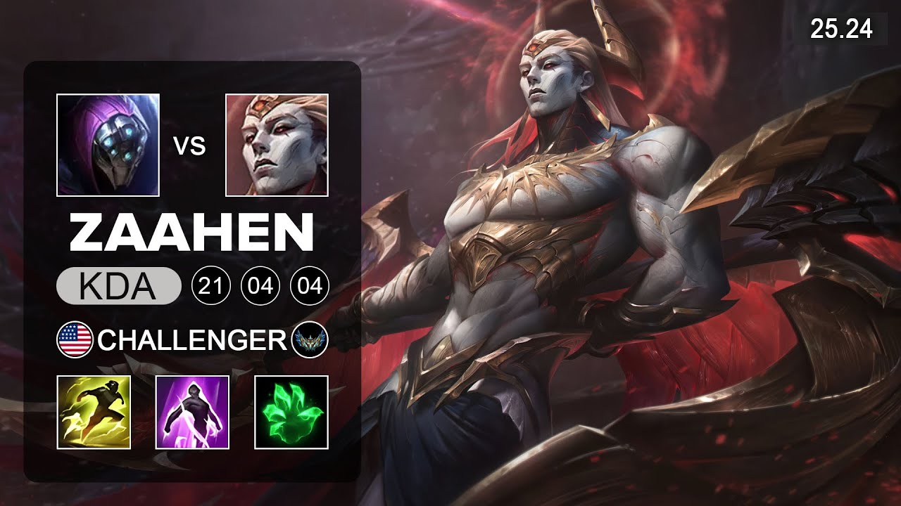 Zaahen vs Jax Top - NA Challenger - Patch 25.24 Season 15 - YouTube