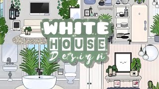 WHITE HOUSE DESIGN (Bohemian House) 🤍 | Toca Boca