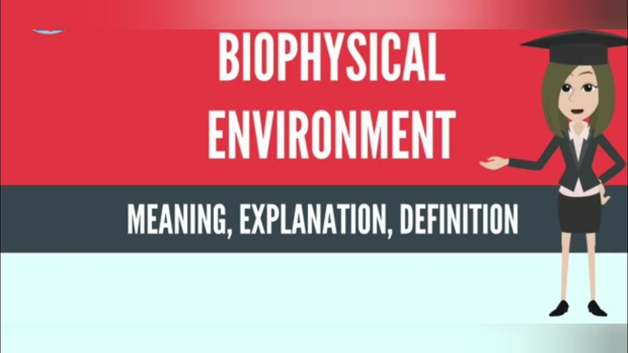 Biophysical Environment Meaning Explanation Definotion