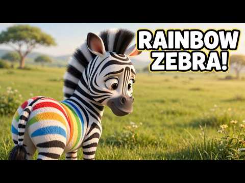 Zara the Rainbow Zebra Learns to Love Her Stripes 🦓