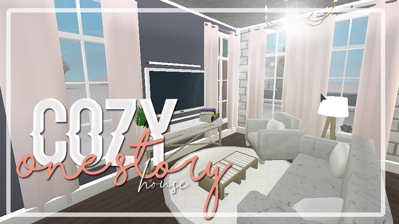 Bloxburg : Cozy One-Story House 34k - YouTube