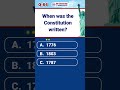 Civics Quiz (Q-66) U.S. Citizenship Test 2025 Questions and Answers #shorts #civicsquiz #ciudadanía