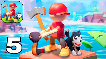 Magic Fighting - Gameplay Walkthrough Part 5 Stickman Magic Pet Island Adventure My Universe