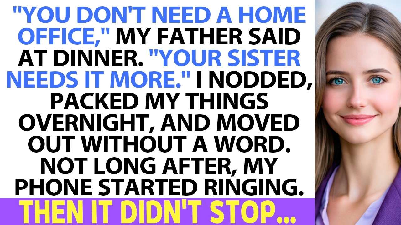 My Parents Took My Home Office For My Sister — I Left Overnight, Now They Won’t Stop Calling…