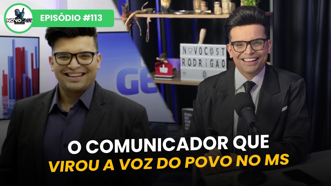 "PÕE NA QUADRADA!": Rodrigão Abre o Jogo Sobre o Bordão e a Carreira na TV |  NovoCast Podcast 