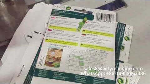 Seeds Bag Making Machine, Envelope Forming Machine, With Rotary Die Cutting, Butterfly Hole Punching