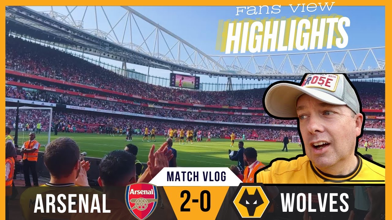 GUNNERS SURVIVE WOLVES TEST 😮 Arsenal 2-0 Wolves Fan Matchday Experience Vlog