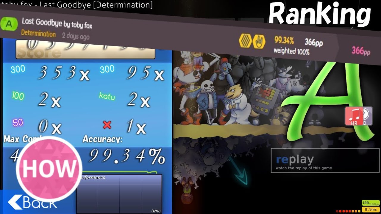 osu! | new top play + 400pp choke (366pp, 406pp if fc)