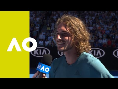 Stefanos Tsitsipas on-court interview (QF) | Austalian Open 2019