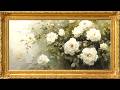 Elegant White Rose Ambience 🤍 Relaxing Classical Violin Music for Peaceful Spaces (3 Hours)