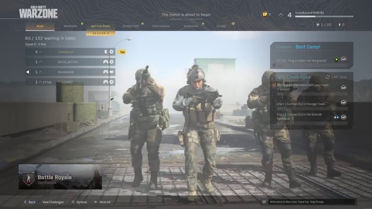 FIRST WARZONE STREAM POG! - COD WARZONE - YouTube