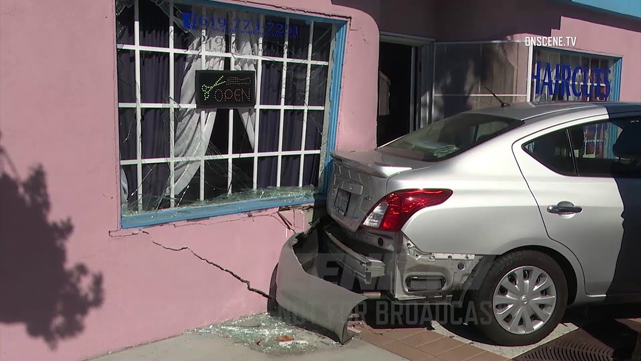 National City: Business Closed After Car Crashes Into Building - YouTube