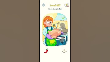 dop3 🤔🤔 : displace one part : Cook the chicken  : solution level 227