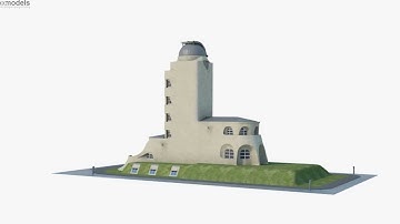 Einstein Tower 3D model by 3DModels.org