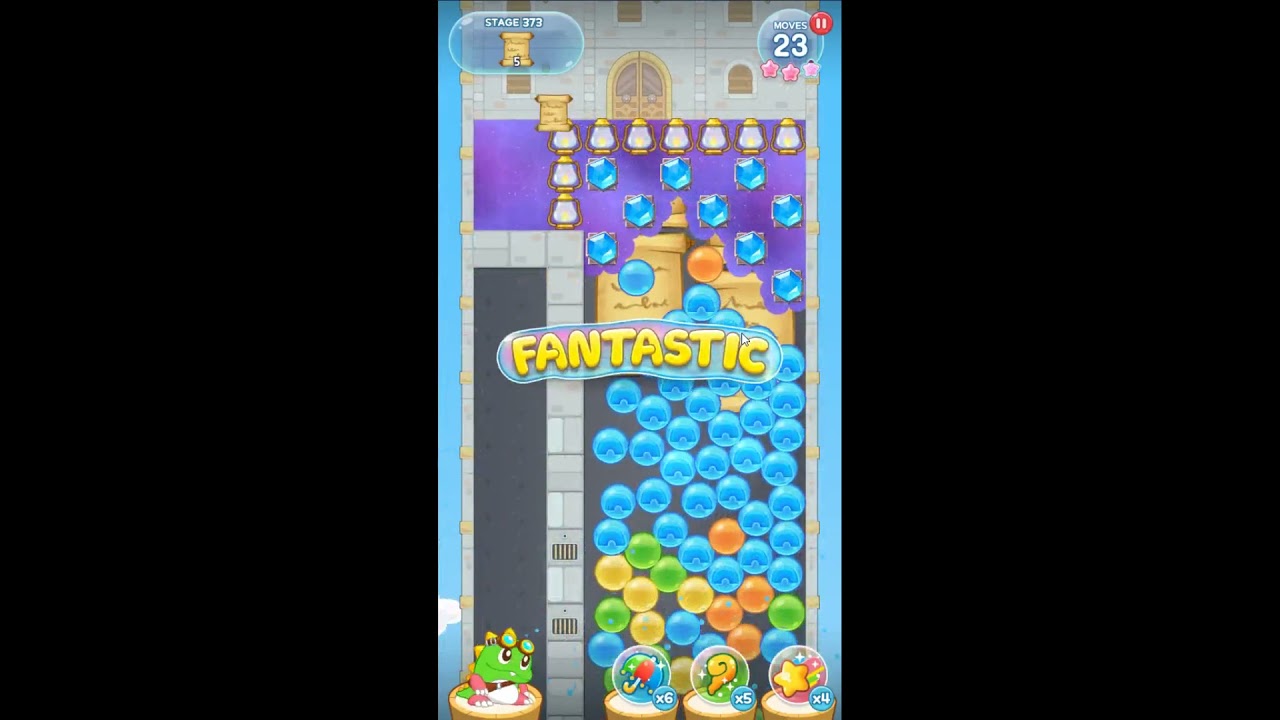 Bubble Shooter Level 373 Gameplay 