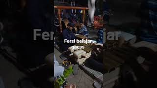 lagi belajar gamelan wkwkwk #sekolah #dance