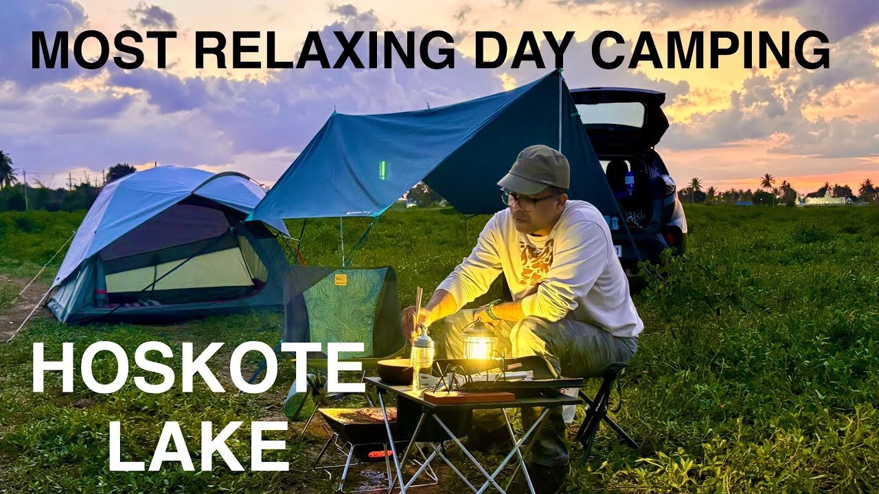 HOSKOTE LAKE || DAY CAMPING || CAMPING NEAR BENGALURU || LAKE SIDE || SHEPHERD LAND