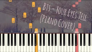 Bts    Your Eyes Tell  Piano Pop Song Tutorial