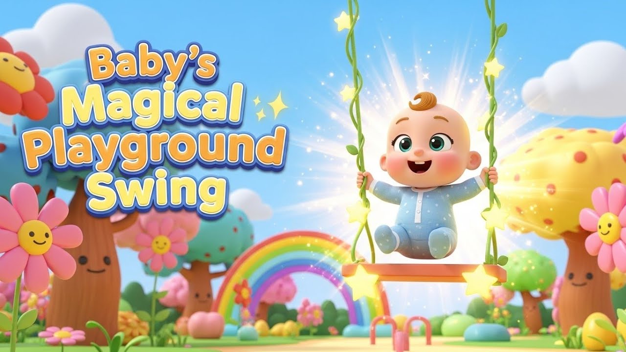 Baby’s Magical Playground Swing 🌟 | Fun Nursery Rhymes & Toddler Learning Adventure