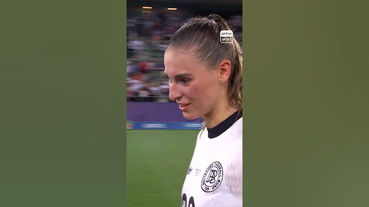 Nothing but respect between Jule Brand and Ewa Pajor at UEFA Women's EURO 2025 🇩🇪🇵🇱