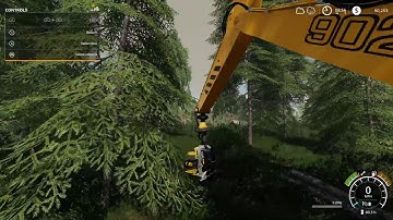 Geiselsberg Logging. Testing the Liebherr 902. FS19 Live