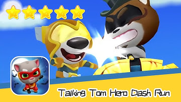 Talking Tom Hero Dash Run DAY#300 Walkthrough Endless runner Save the world Recommend index five sta