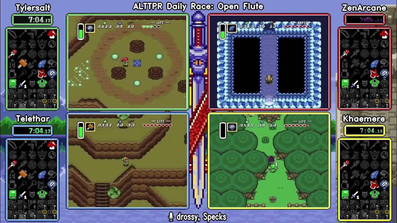 Open Flute Feb 17, 2023. ALTTP Randomizer Daily Race YouTube