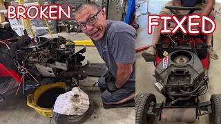 I Bought a Trash 18HP Simplicity Broadmoor on Facebook Marketplace... Can We Save the Engine?  #diy