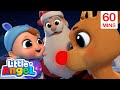 Jingle Bells | Little Angel | Sing Along Songs for Kids | Moonbug Kids Karaoke Time