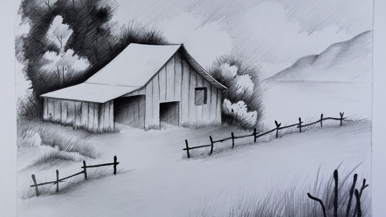 House Scenery Sketch